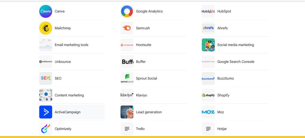 Marketing-Tools